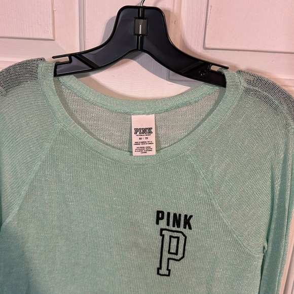 Pink XS Mint green sweater - Picture 3 of 4
